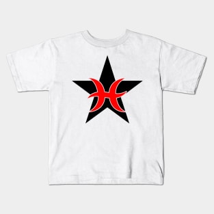 Pisces zodiac star Kids T-Shirt